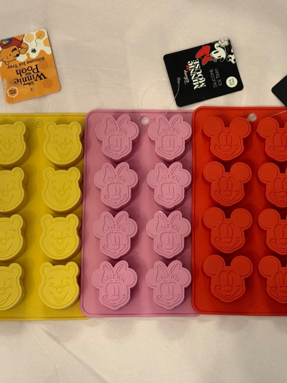 NWT Disney Silicone Molds Winnie the Pooh, Mickey, Minnie (3)